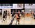 Escanaba's Morgan Verbrigghe with the point through the block