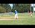 Escanaba's Sean Bissell base hit