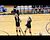 Escanaba's Katie Ziebell with the kill vs Braves
