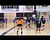 Esky's Tara Strahl makes it 28-28 with this play