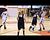 Escanaba's Maddy Willis scores on baseline