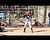 Escanaba's Alyssa Polequin bunts home a run.