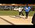 Anna Sharon gets base hit.