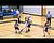 Braves Leigha Woelffer hoop and foul