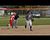 Gladstone's Morgan Kowalski throws out runner.