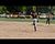 Emily Moore blasts a triple against Tecumseh.