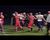 NCA's Jason Whitens shovels to Bobby Kleiman for TD