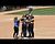 Inland Lakes celebrates final out of 9-0 win.