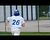 Alec Gadzinski long fly ball scores run for Blues.