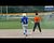 Kingsford's Troy Wait gets base hit.