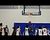 Sam Taylor with the bucket for Northern Michigan