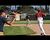 Bark River JV Steven Holmes drives in run; jumps over fence